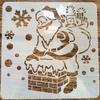 Nueva plantilla de pintura de Navidad plantilla de flor de pulverización regla de modelado de graffiti pintada a mano 16 opciones 13x13cm