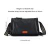 Bolso de Hombro para Hombre de Cuero Curtido Vegetal, Bolso Cruzado de Piel Genuina, Bolso Mensajero, Bolso Casual Versátil para Hombre