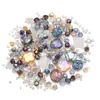 Paquete de Materiales DIY Flor de la Suerte Pulsera Cadena para Teléfono Móvil Pinza para el Cabello Pulsera Cadena para Teléfono Móvil Hecho a Mano Vidrio de Cristal Cuentas Sueltas Cuentas