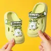 Pantuflas para Niños Babudou, Nuevo Estilo Verano Zapatos de Dibujos Animados con Agujeros, Pantuflas Antideslizantes para el Hogar, Cómodos Zapatos Casuales de Playa