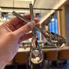 Cuchara de Acero Inoxidable Grado Bebé 316 con Mango Largo para Niños, Engrosada Anti-Quemaduras, Adecuada para Uso en Guarderías