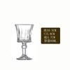 Copa de Vino de Cristal Tallado Vintage Mini Exquisita de Pie Alto Copa de Vino Blanco Copa de Vino Dulce Alto Valor de Color Copa de Vino Pequeña Una Bebida
