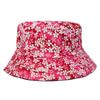 Sombrero de pescador de doble cara transfronterizo de Amazon Flor japonesa Calle coreana Estampado bronceado Sombrero de cubeta hip-hop Sombrero para el sol