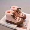 Botas de Nieve para Niños 2025 Invierno Nuevas de Terciopelo Engrosadas Botas de Algodón para Bebé Zapatos Grandes de Algodón para Niños Zapatos de Algodón para Niñas