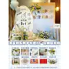 Set de Decoración para el Primer Cumpleaños del Bebé con Globos, Ceremonia Sencilla en Casa, Fondo de Tablero Kt