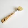 Cepillo para lavar platos multifuncional con mango de madera de sisal, cepillo para ollas, cepillo de limpieza de cocina, artefacto esencial para lavar platos domésticos sin aceite