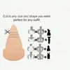 Almofadas de Seio Respiráveis, Sem Marcas, Invisíveis, Protetores de Mamilo Descartáveis Finos, Tecido Não Tecido, Combinação com o Tom de Pele, Adequado para Envio Transfronteiriço