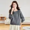 Nuevo suéter de punto trenzado de estilo casual para otoño e invierno para mujer, cálido y adelgazante, adecuado como capa base, top corto para mujeres menudas