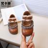 Zapatos de Encaje y Piel para Niña Van Ka Hao 2026 Otoño Nuevo Estilo Coreano Moda para Niñas Suela Suave Zapatos de Princesa con Lazo
