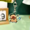 Comércio Exterior Atacado Chaveiros de Acrílico DIY Desenho Animado Fofo Pingentes de Animais Pequenos Acessórios Charms Decorativos para Bolsa