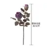 Flores Artificiales Secas de Rosa Ahumada de Verano de Doble Cabeza Estilo Ins Fabricante de Flores Artificiales Decoración del Hogar Artesanía al por Mayor Transfronteriza