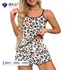 Europa Transfronteiriça temu Comércio Exterior 2026 Verão Seda de Leite Alça Espaguete Pijama Feminino Roupa de Casa Venda Direta da Fábrica Atacado