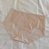 Pantalones de una pieza con máscara de cintura alta para chicas, de seda de hielo fina de verano, ultrafinos, sin costuras, con sensación de desnudez, 3D, color melocotón