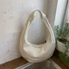 Bolsa de moda de design nicho estilo coreano transfronteiriça, nova bolsa estilo bolinho primavera-verão 2026 para mulheres, bolsa de ombro casual e leve