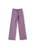 Verano 2025 Delgados Cintura Baja Cordón Sexy Color Sólido Estilo Puro Deseo Adelgazantes Pierna Ancha Pantalones Casuales