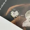 Accesorios de aleación de diamante trébol de cuatro hojas amor forma especial borde galvanizado plata estrella de cuatro puntas pasador collar joyería
