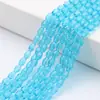 Contas ovais de vidro cristalino, contas de cristal facetado, acessórios para joias DIY, acessórios para sapatos e roupas, miçangas tipo arroz com furo reto na cor AB