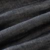 Calças de Linho Femininas, Calças de Linho Cinza de Perna Larga, Calças Casuais de Corte Reto, Estilo Fino para Primavera e Verão