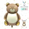 Mecrla Globos de Papel de Aluminio para Caramelo con Forma de Corazón de Oso Mate Nuevo Transfronterizo Decoración para Fiesta de San Valentín para Niños