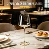Fábrica por atacado único preto gravata borboleta cristal vidro vinho tinto vidro bordéus fundo preto vermelho Rod taça de vidro de vinho