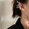 Aretes de Plata Esterlina S925 Únicos de Corazón para Reparar Corazón Roto para Mujer Nicho Lujo Accesible Diseño de Alta Gama Sentido del Diseño