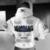 Moletom Esportivo Oversize Mustang Gt com Capuz Branco-GG