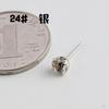 Nuevo clavo de oreja de pedrería garra taladro aguja de oreja garra de tortuga de pedrería accesorios para joyería hecha a mano DIY al por mayor