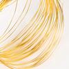 Alambre de cobre de oro de 18 quilates para dar forma, moldear, pulsera DIY flexible hecha a mano, material para dar forma, enrollar, joyería para orejas, accesorios