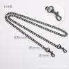 Corrente de metal para bolsa de ombro corrente para bolsa DIY corrente de bolsa banho de corrente não é fácil de desbotar acessórios de corrente