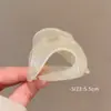 Pinza Única para el Cabello con Forma de Calabaza para Mujer, Estilo de Alta Gama, Pasador para la Parte Posterior de la Cabeza, Adecuado para Cabello Grueso, Pinza de Tiburón de Tamaño Mediano, Accesorio para el Cabello Semi-Recogido