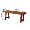 Mesa e Cadeira Simples Modernas de Madeira Maciça, Mesa de Estudo de Uso Duplo, Secretária, Mesa de Caligrafia, Bancada de Trabalho, Mesa Longa