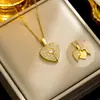 Colar de Aço Titânio Amor Dia dos Namorados Feminino Luxo Leve Nicho Moda Corrente da Clavícula Acessórios para o Dia a Dia Presente para Namorada Estudante