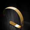 Estilo frío retro nicho corrugado cepillado sentido de alta gama pulsera para mujer latón moda apertura pulsera ajustable al por mayor