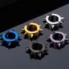 Ventas Directas de Fábrica Estilo Coreano Moda Estilo Punk Acero Inoxidable Remache Cono Puntiagudo Pendientes Personalizados Clips para Orejas Sin Perforaciones