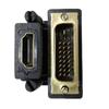 Adaptador DVI a HDMI DVI macho a HDMI hembra 24+1 pines HDMI a DVI comunicación bidireccional