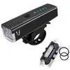 Lanterna de Bicicleta para Exterior Transfronteiriça, Farol Inteligente com Sensor de Liga de Alumínio, Equipamento de Ciclismo Noturno com Carregamento USB, Iluminação de Alto Brilho