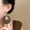 Pendientes Retro de Venta Caliente Otoño e Invierno 2026 Estilo Maillard, Lujo Ligero, Gama Alta, Elegantes, Versátiles, Pendientes de Moda para Mujer