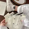Calcetines de Estilo Nuevo para Niñas Grandes, Transpirables y Lindos Calcetines Tipo Invisible para Primavera y Otoño, de Malla Blanca Fina Versátil y de Moda para Verano
