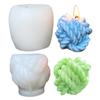 Vela Aromática em Forma de Bola de Lã de Natal Molde de Silicone DIY Enfeites de Gesso Sabonete Artesanal Molde de Bola de Lã