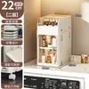 Armario de Almacenamiento Plegable para Espacios Estrechos Estantería Puerta Abierta Baño Inodoro Armario de Almacenamiento Multicapa Armario de Almacenamiento de Cocina Multifuncional