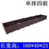 Maceta para Verduras de Hogar Balcón Rectangular Extra Grande Caja de Plantación para Exterior Caja para Verduras Maceta de Plástico para Flores para Hogar Jardinera
