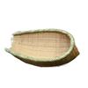 Cesta de Vime de Bambu Pele Verde Casa de Campo Tecelagem de Bambu Cesta de Bambu Peneira de Bambu Hotel Panela Quente Lavar Legumes Cesta de Drenagem Tecelagem de Bambu Produtos de Bambu