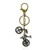 Liga de bicicleta chapéu de pêssego coração chaveiro casal carro chave pingente chaveiro personalizado saco chaveiro