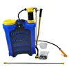 Máquina Pulverizadora Tipo 16, Pulverizador Manual Doble Tubo Estilo Mochila, Pulverizador de 16L para Uso Agrícola y de Jardín, Cubeta Octagonal