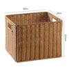 Cesto de Armazenamento Plástico Rattan Tecido Grande Cesto de Armazenamento para Armário Moderno Simples Sala de Estar Cesto de Armazenamento para Armário Guia de Brinquedos