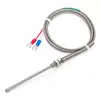 Amazon Transfronterizo Rosca M8 Termopar Tipo K Cable Sonda de Detección de Temperatura Cable de Medición de Temperatura Fábrica