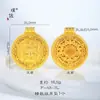 Accesorios para bricolaje de la tienda Puzuo Gold: Collar con Colgante de Brújula Unicornio Pixiu Chapado en Oro, Cadena Exquisita y de Alta Gama para Suéter