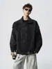 Chaqueta de Cuero PU Estilo Americano Cremallera Oblicua Doble Cuello para Hombre 2026 Otoño Marca de Tendencia Sentido del Diseño Rebelde Guapo Versátil Chaqueta de Cuero Ropa de Abrigo