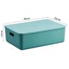 Caja de Almacenamiento de Plástico con Tapa Caja para Guardar Ropa Interior Calcetines en el Armario Contenedor para Guardar Bloques de Construcción de Juguete Cesta para Guardar Bocadillos Libros Ilustrados
