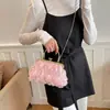2026 Nuevo Bolso de Mano Elegante de Encaje Floral Transfronterizo, Bolso de Noche Dulce de Lujo Ligero, Bolso Cruzado de Cadena de Gama Alta